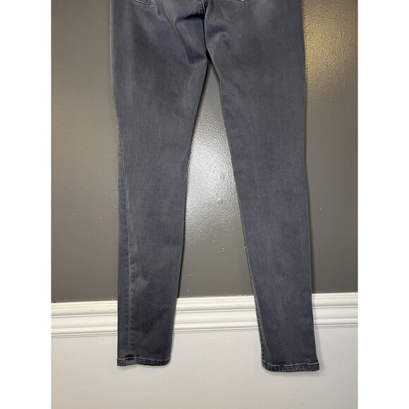 Gap 1969 True Skinny Jeans Womens 27R Gray Charcoal Wash Mid Rise Stretch Denim - Picture 6 of 10